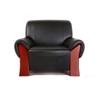 慕岛 单人沙发 黑色西皮 1080*860*860 CT2041-1