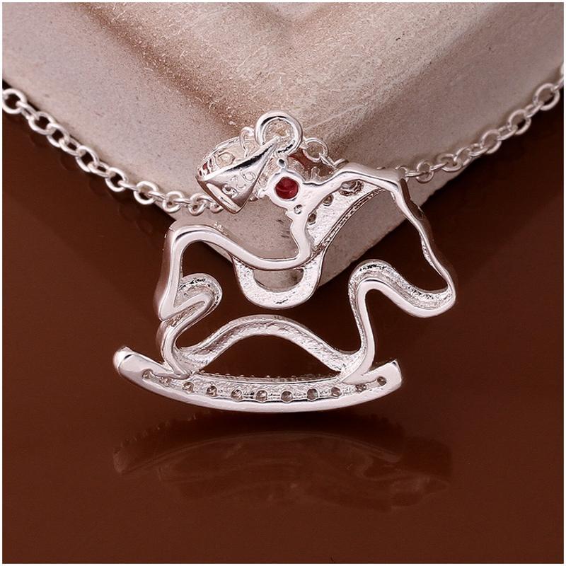 N617 Women Silver Necklace 镀925纯银女项链日韩版锁骨链潮人送女朋友七夕情人节礼物