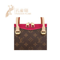 Louis Vuitton路易威登女包欧美时尚涂层帆布拉链手提包单肩硬包女包小（最长边20-30cm）M43567