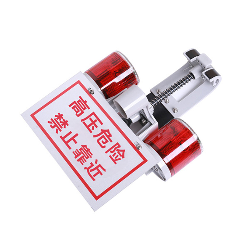 讯博士 TYNJSD100 单头0.4w IP65 续航时间:600h、电压等级:1.2V、红光/约3300K、LED、线上双头 75次/分钟 太阳能信号警示灯 (计价单位:盏)高清大图