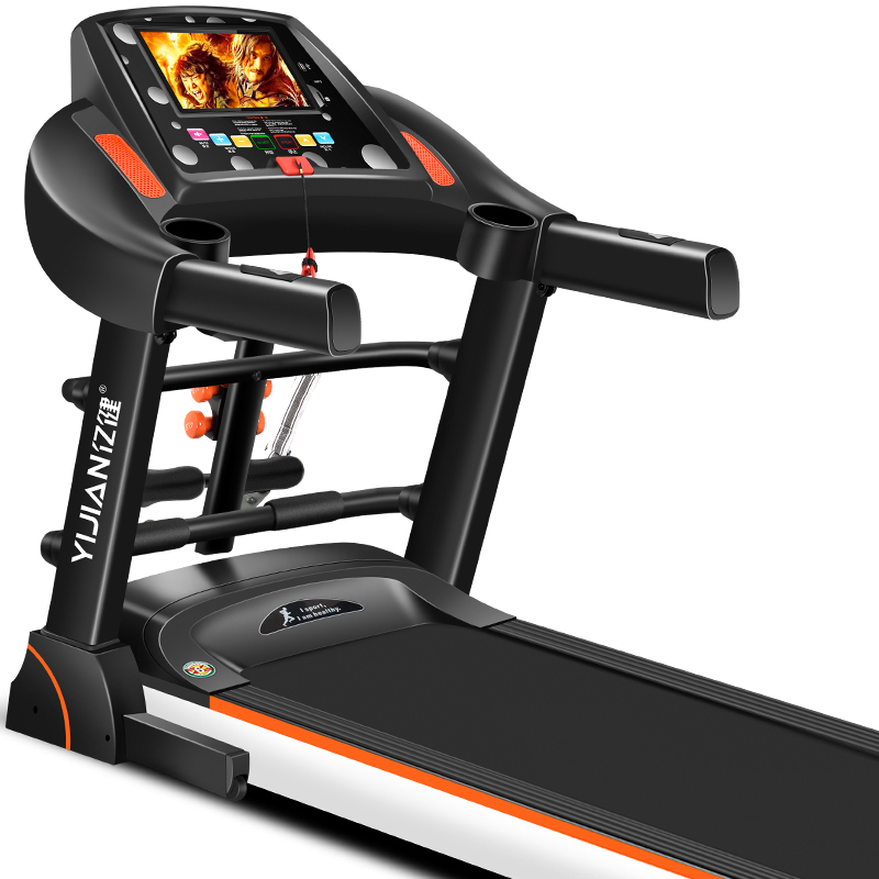 旗舰店亿健9009室内跑步机家用电动可折叠多功能跑步机