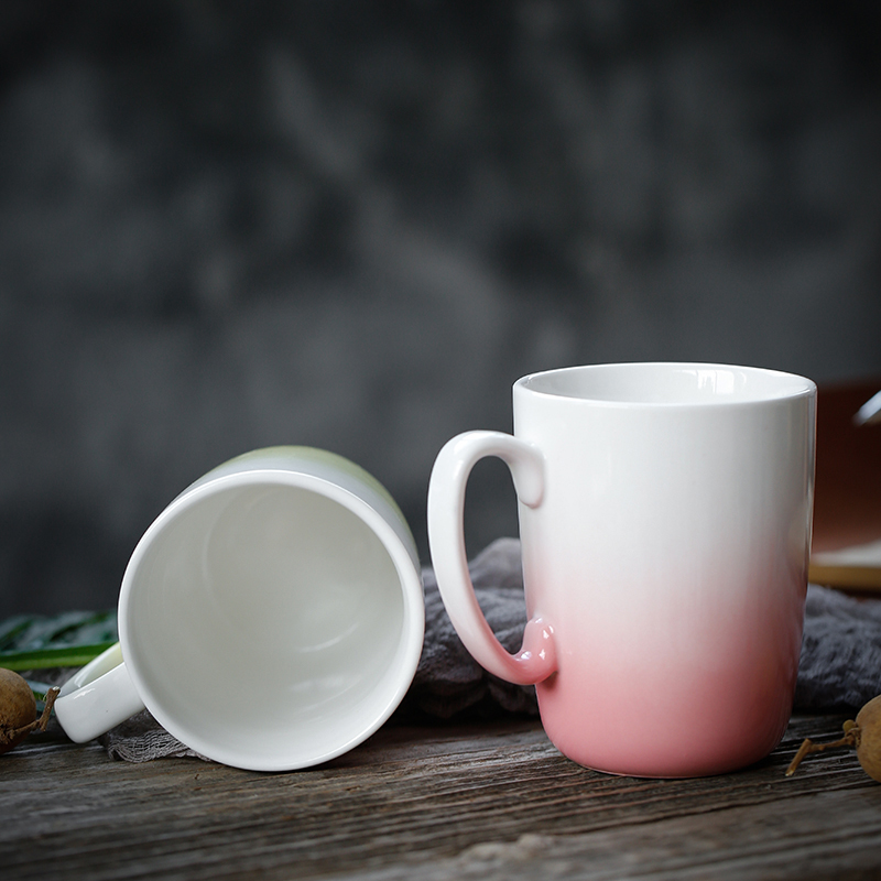 苏氏陶瓷 SUSHI CERAMICS 马克杯糖果色陶瓷水杯简约文艺情侣对杯咖啡杯办公茶杯（高温瓷-健康釉）高清大图
