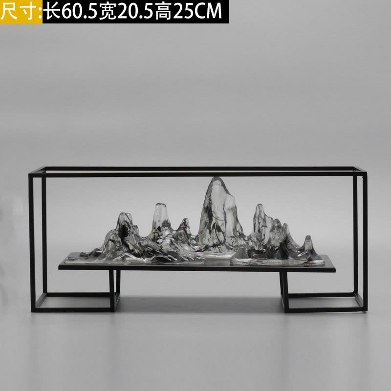 家柏饰(CORATED)抽象云山摆件中式创意家居客厅玄关书房假山装饰品新房装饰工艺品图片