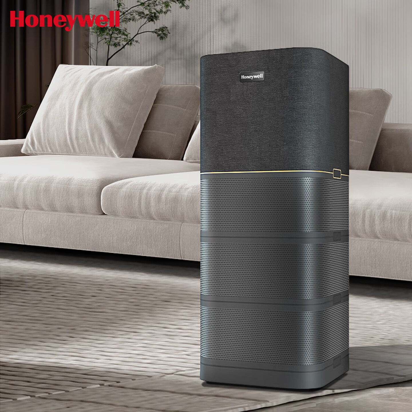 霍尼韦尔(Honeywell)空气消毒机H-Max空间舱 去除甲醛烟味细菌适用面积120平 KJ1000F-P22B