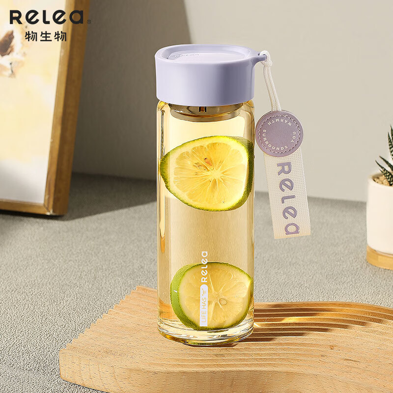 物生物漾诗玻璃杯450ML JV012335-0450浅苍绿高清大图