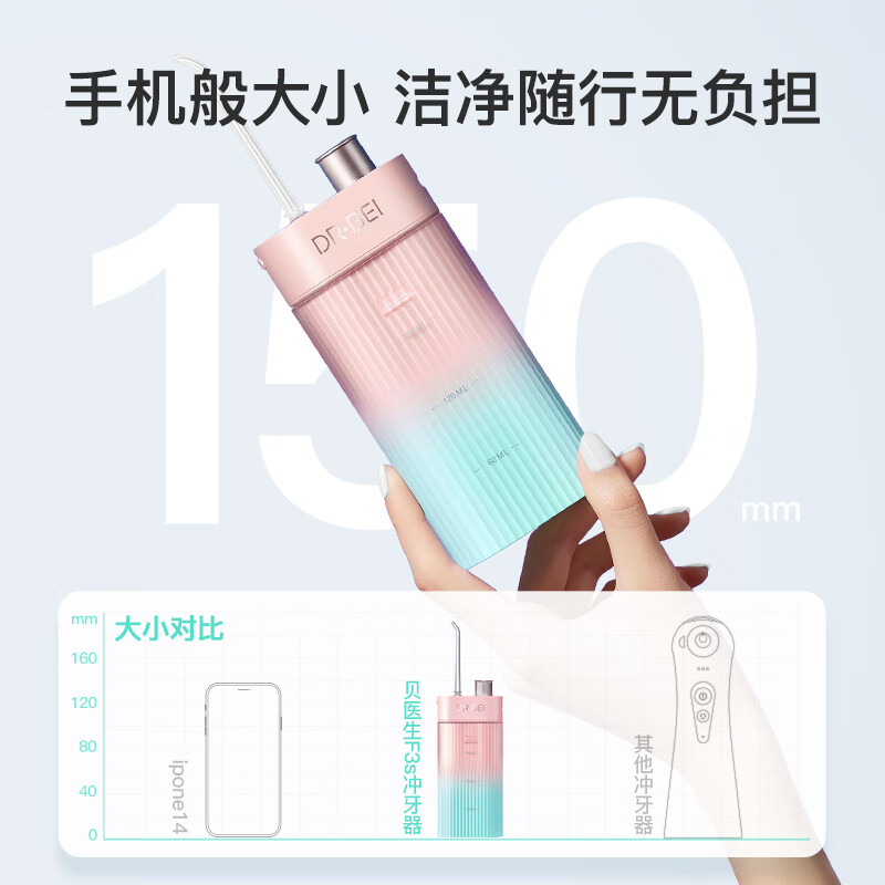 贝医生随身冲牙器 F3s高清大图