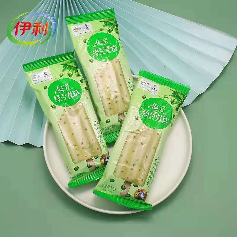 伊利偏爱绿豆雪糕75g图片