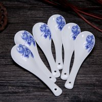 金禹瑞美(REMEC)套装 釉中彩骨瓷 22头富贵牡丹青花餐具套装 碗盘碟套装 礼品彩盒 乔迁餐具 陶瓷餐具