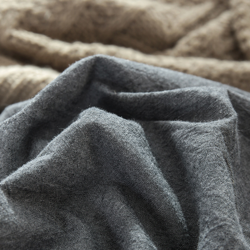 美帮汇水洗棉被套单件被芯套全棉单人1.5米学生宿舍夏季双人1.8色旅行高清大图