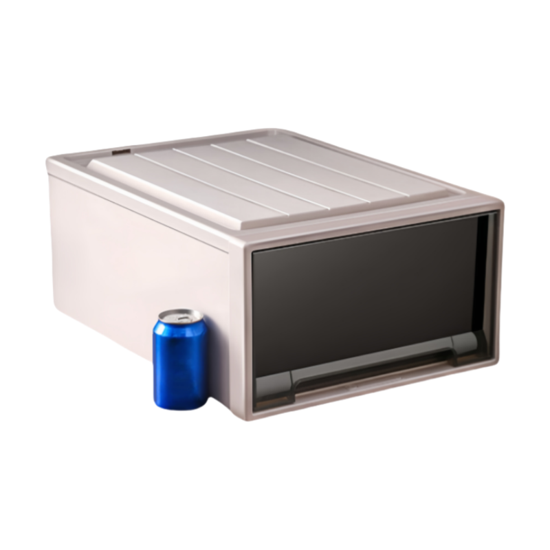 义尊 茶色储物箱 53*39*23cm 个高清大图