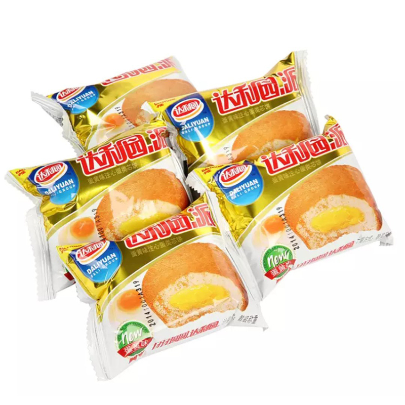 达利园 蛋黄注心派 营养早餐零食面包饼干蛋糕 2.5kg