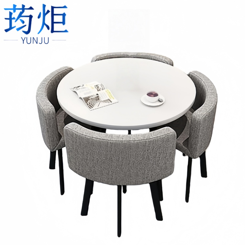荺炬木桌1桌四椅70cm套高清大图