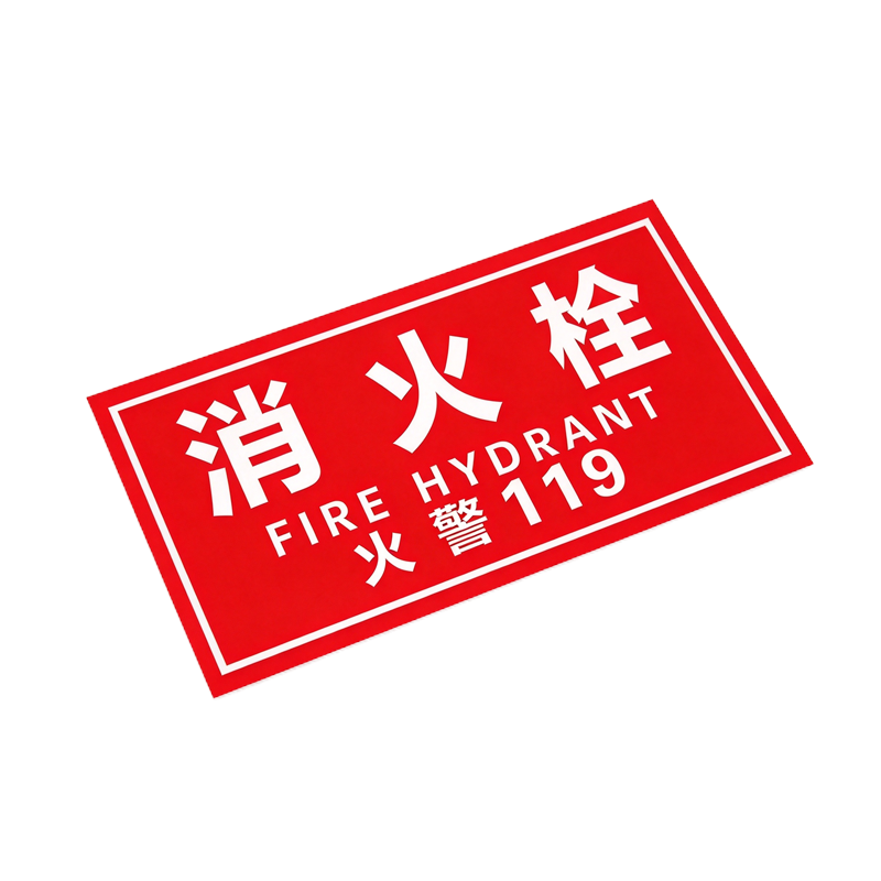 伽隽 消火栓标识贴纸 20*40cm*5张 包高清大图