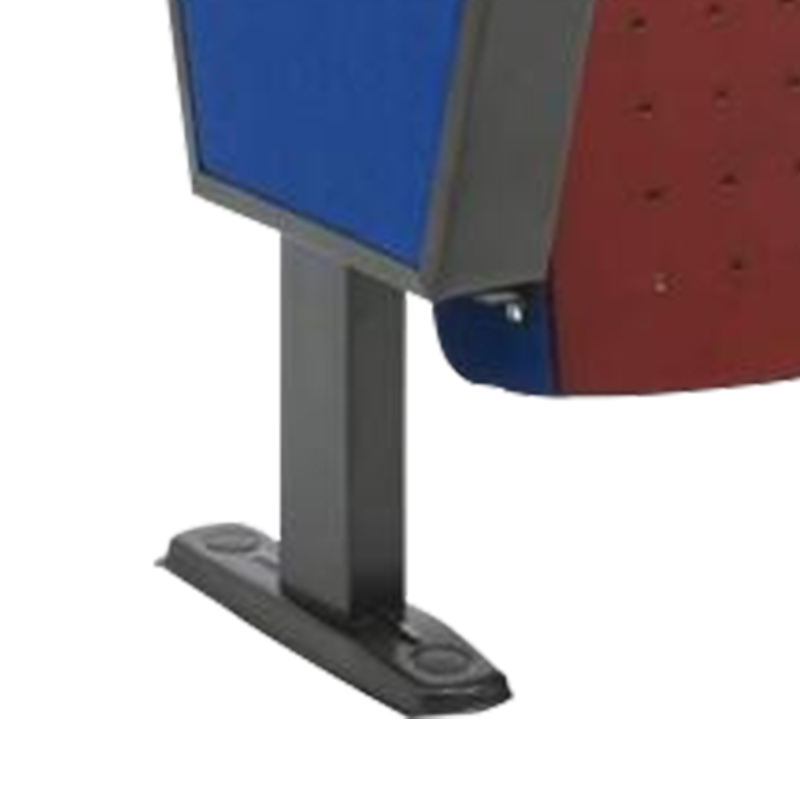 臻远ZY-LTY-26 礼堂椅剧院椅会议室塑壳椅子蓝色不带前写字板单人位高清大图