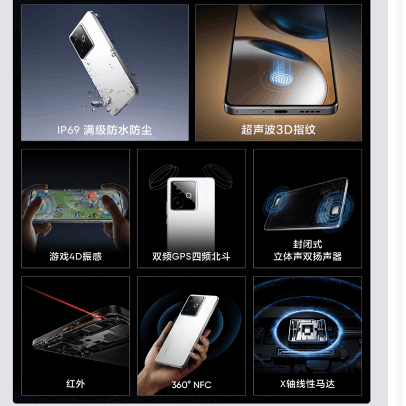 Realme 真我GT7 石墨烯·夜 12GB+512GB 天玑9400+性能芯 144Hz刷新大屏 100W快充 7200mAh大电池 旗舰智能手机图片