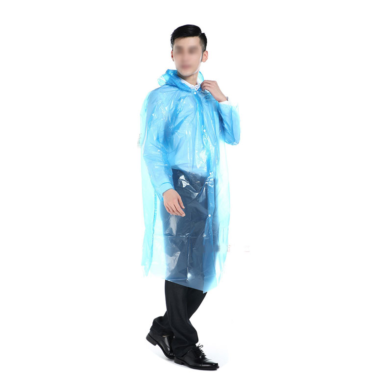 敏胤 MYL-6667 一次性加厚PE雨衣 混色高清大图