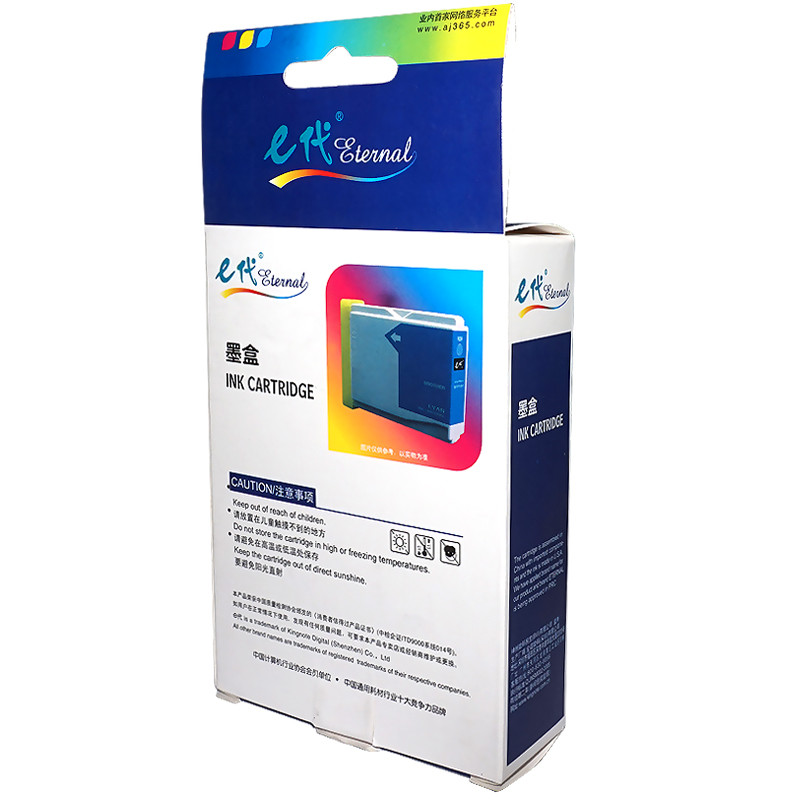 e代经典 e-LC400C墨盒 蓝色 适用兄弟MFC-J430W ;MFC-J825DW ;MFC-J625DW高清大图