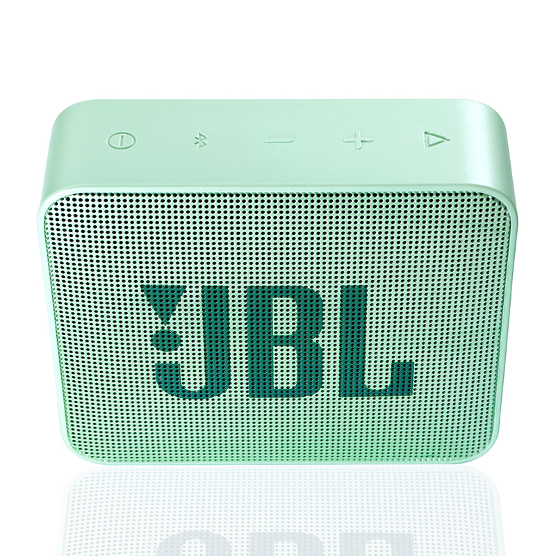 JBL GO2 音乐金砖二代 蓝牙音箱 低音炮 户外便携音响 迷你小音箱可免提通话 薄荷绿