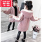 可莉允女童冬装羊羔绒棉衣中长款加绒加厚2022中大童儿童外套小女孩棉袄棉服