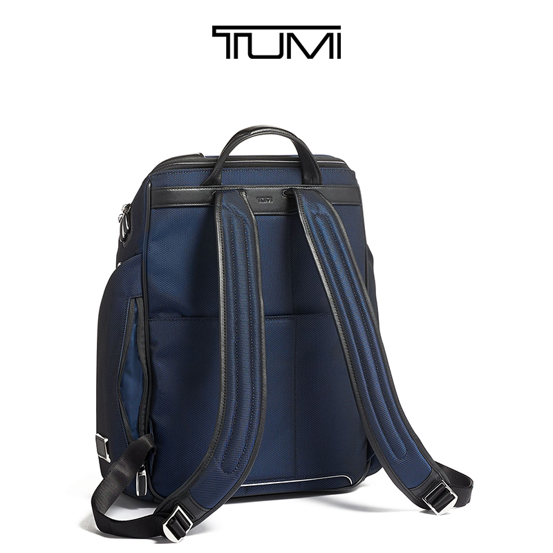 TUMI途明 ARRIVE’系列 时尚色彩拼接设计男士双肩背包 025503013NVY3-蓝色