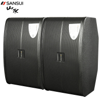 Sansui/山水 SP2-10卡包专业音响 会议/家庭娱乐KTV卡拉OK歌专业重低音壁挂家庭影院双10英寸