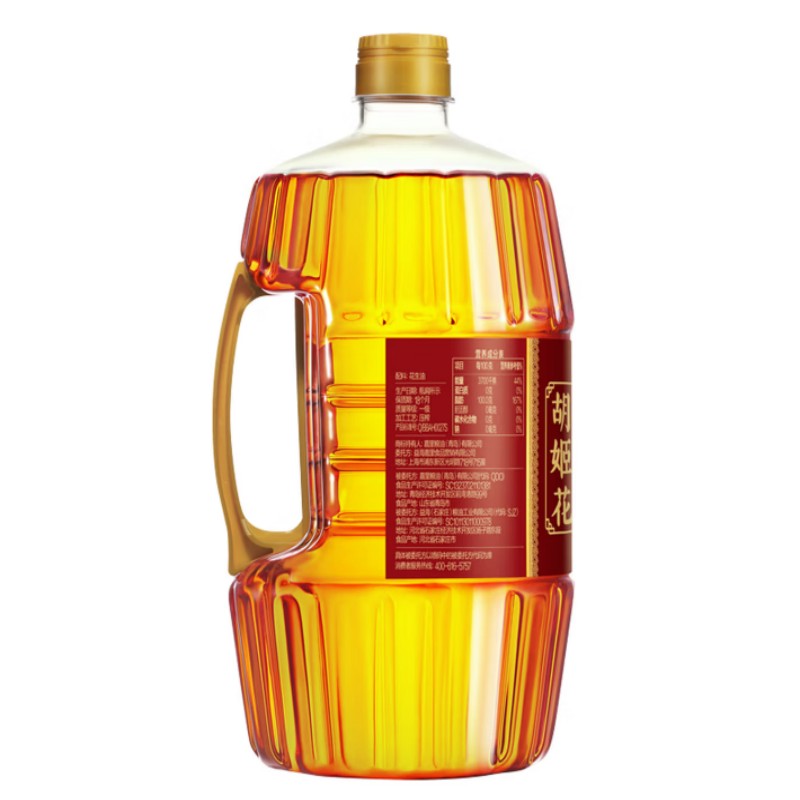 胡姬花 食用油压榨 古法小榨 花生油1.8L高清大图