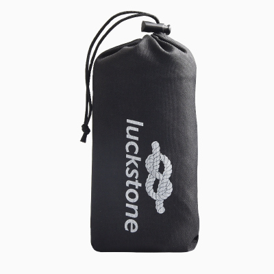 黑色 户外登山攀岩绳地布 攀冰速降绳索快挂防脏防潮地垫 手提收纳绳包