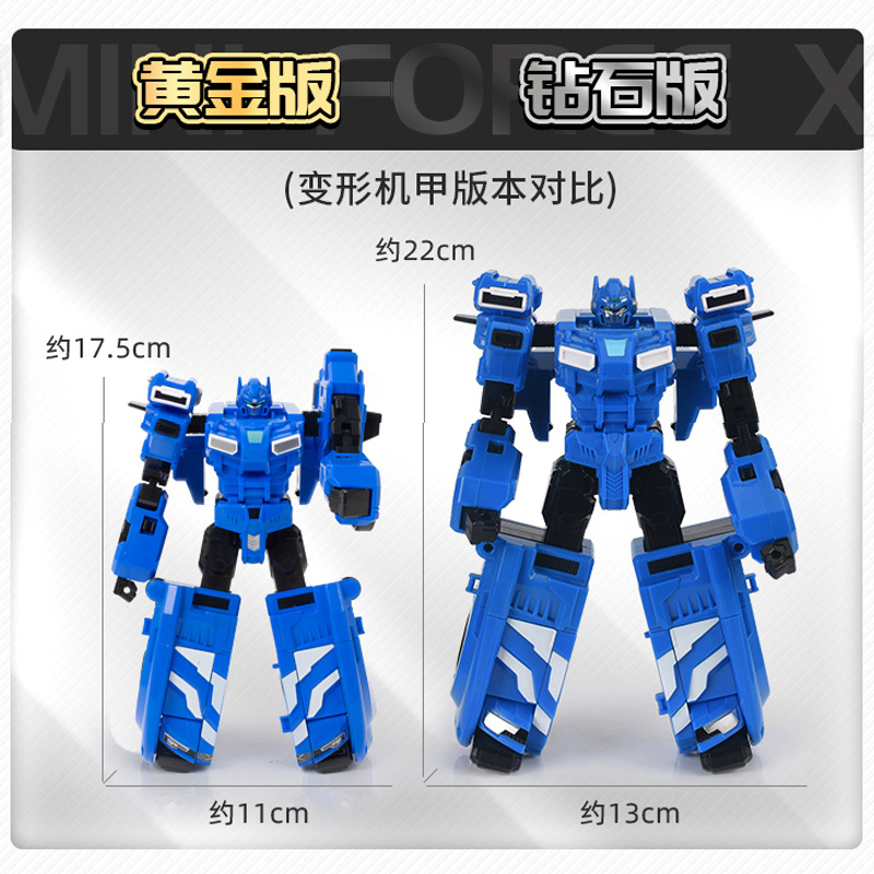 正版迷你特工队玩具创世机男孩变形机器人米米特攻队x机甲合体迷X 特工x机甲黄金版[弗特]送奥特曼+积木[‘顺丰]高清大图