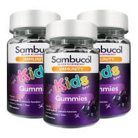 Sambucol黑接骨木软糖50粒 儿童维生素C VC蜂蜜+锌 增强体质疫力原装进口