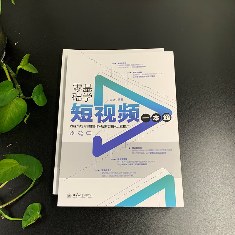 [正版]零基础学短视频一本通:内容策划+拍摄制作+后期剪辑+运营推广 巧用人工智能AI制作短视频大片 王舒高清大图