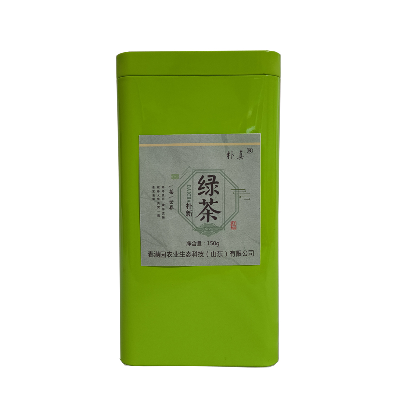 朴真绿茶朴新150g 罐高清大图