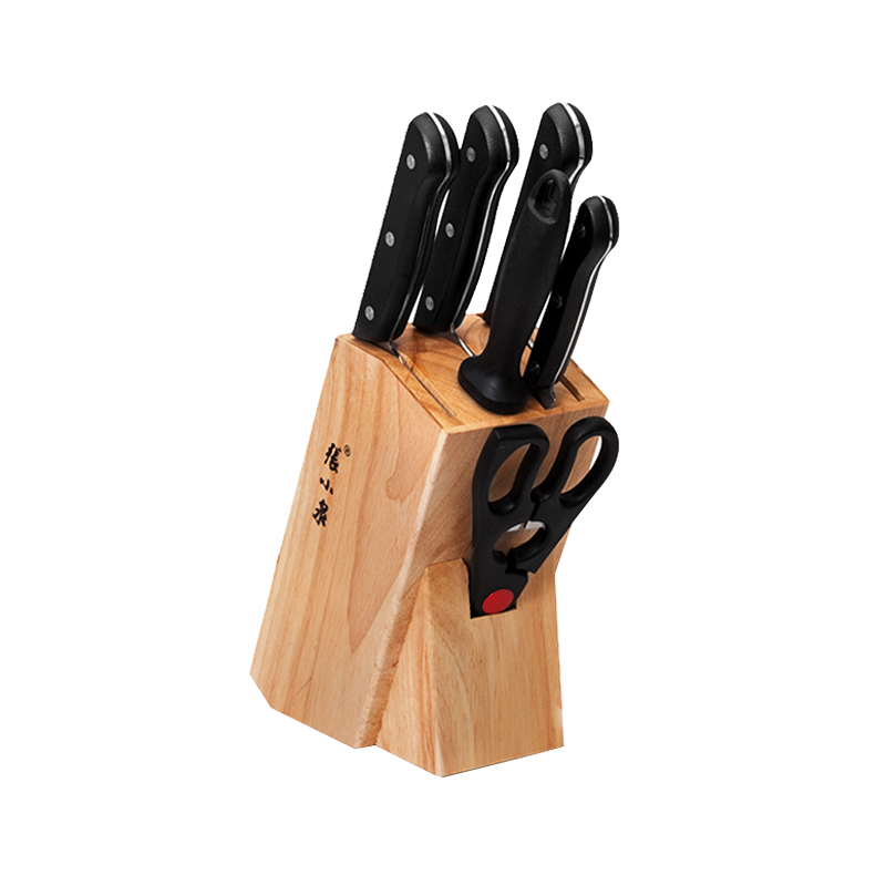 张小泉厨房刀具套装8件套刀切菜刀套装厨具切片刀剪刀磨刀器厚水果砧板高清大图