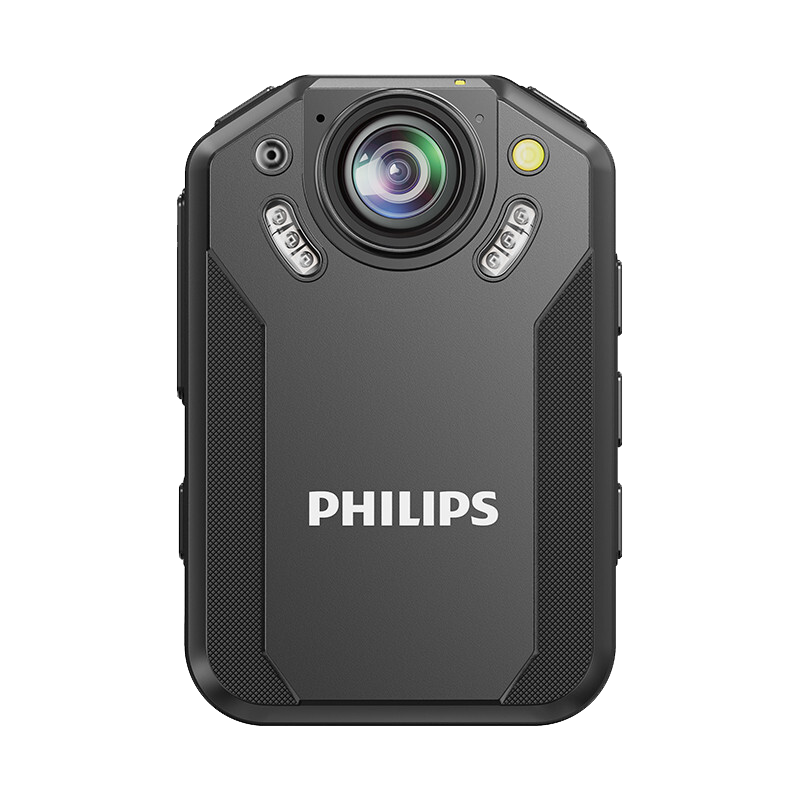 飞利浦 PHILIPS VTR-8202随身执法记录仪 2.5K高清红外夜视微型迷你摄影机 便携执法仪 WIFI手机互联