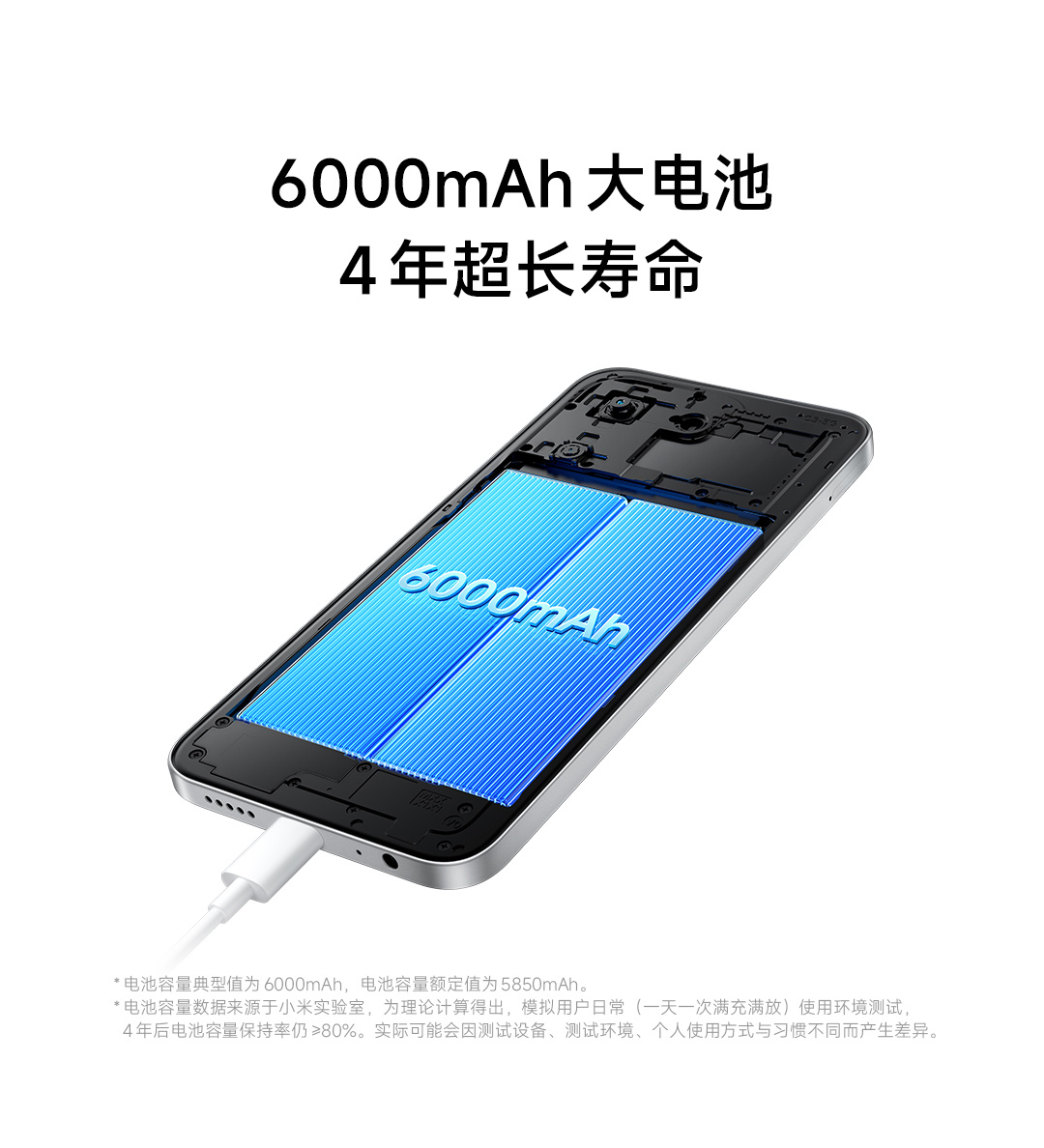 [全新]小米Redmi 15R 星岩黑 4GB+128GB 天玑6300 5G芯 高清影像 6000mAh长续航 智能手机 红米高清大图
