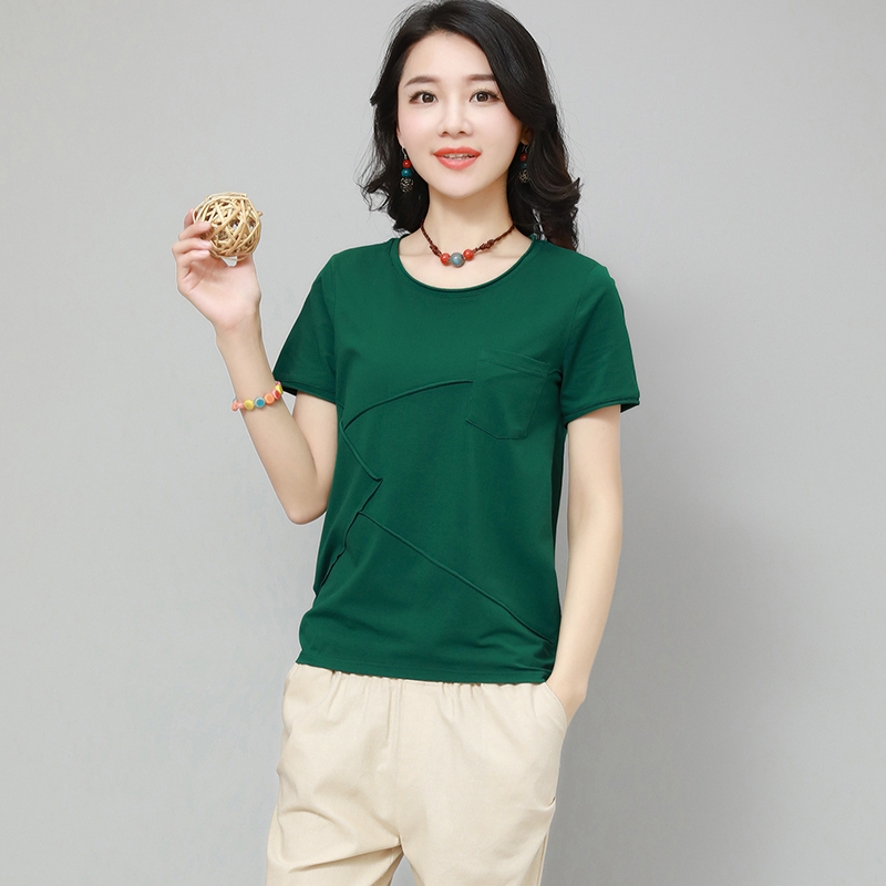 女 40一50岁打底衫蹦迪衣嘻哈快手尹淑怡同款何以沫 宽松25-29T恤