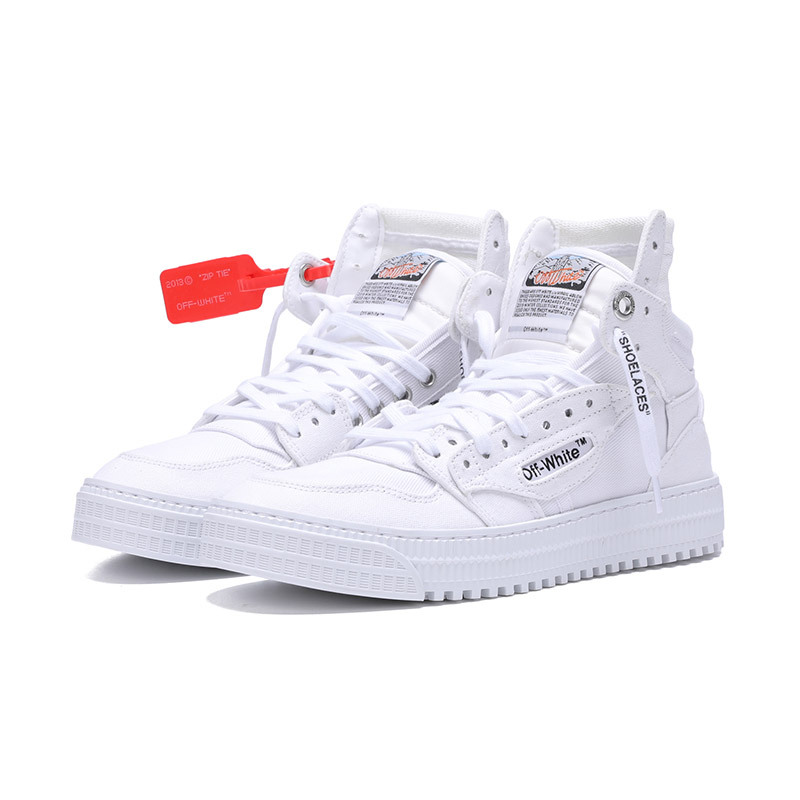 OFF WHITE 2020新品 男士徽标印花休闲高帮运动鞋