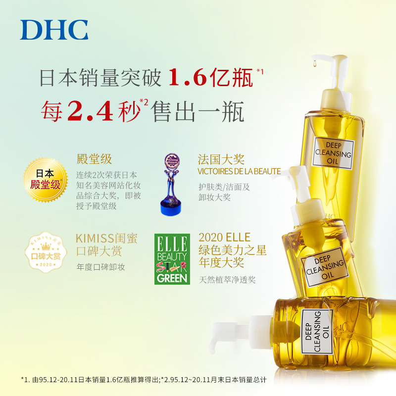 DHC橄榄卸妆油120ml面部眼部深层清洁
