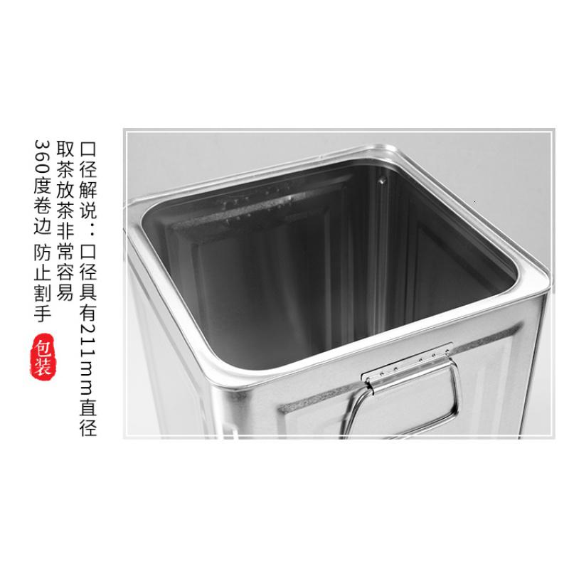 家柏饰(CORATED)双盖加厚装陈皮的储存桶密封铁盒罐子普洱茶饼收纳盒大容量茶叶罐高清大图