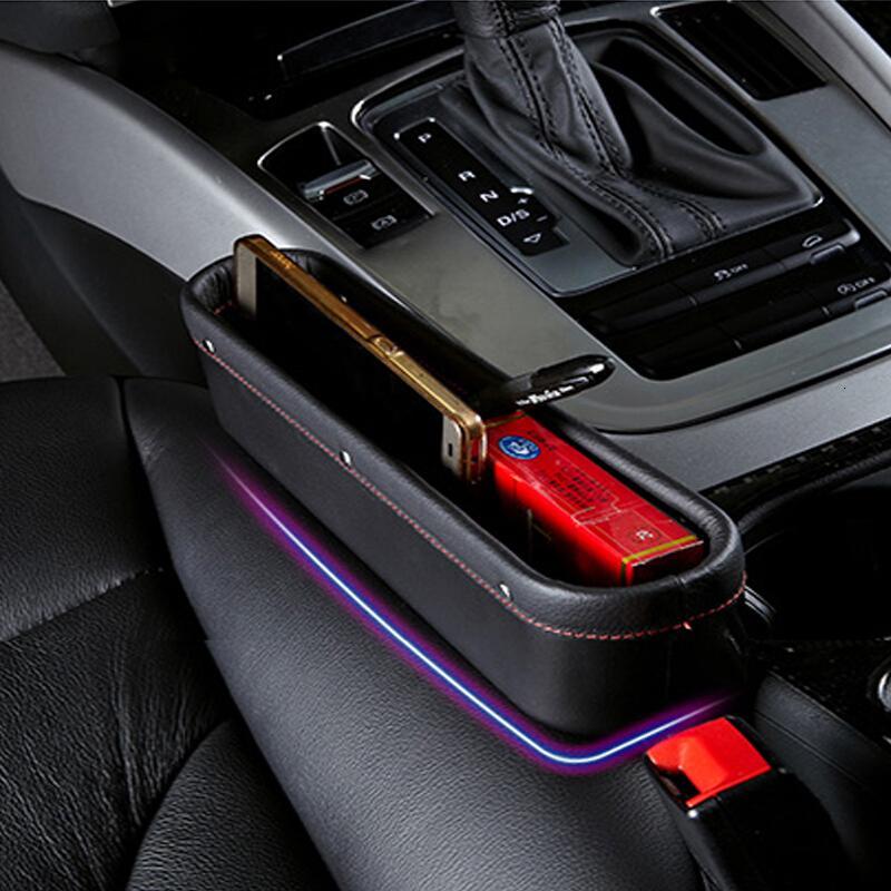 车载垃圾桶挂式置物箱缝隙防漏多功能车载车用座椅夹缝收纳盒汽车用品