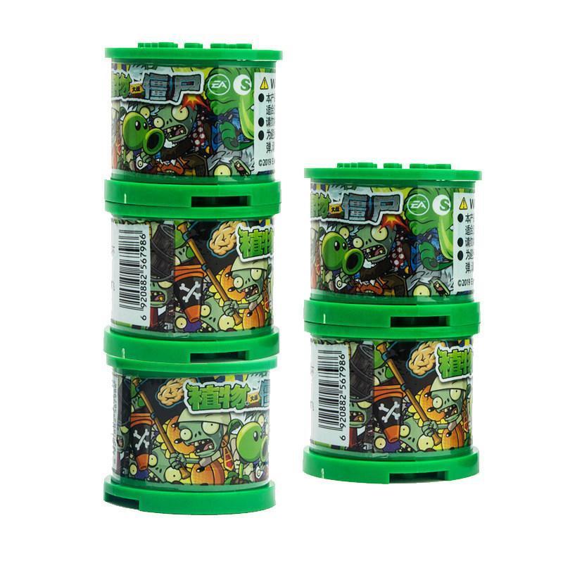植物大战僵尸玩具新品僵尸军团特别款骑骑叠系列积木盲盒男孩礼物 随机发1个