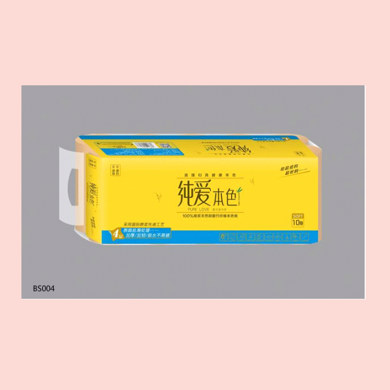 雨森(YUSEN) 纯爱本色纸巾1200g10卷/提卷纸 单个装