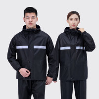 雨阳 分体式反光雨衣牛筋 反光 分体式雨衣套装 牛津布面料 可定制LOGO M码