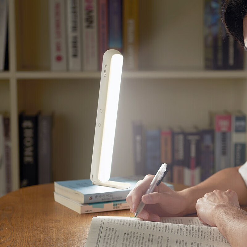 飞利浦 充插两用磁吸酷毙灯 宿舍读写LED充电护眼小台灯高清大图