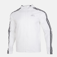 Adidas阿迪达斯夹克男装2022春季新款连帽运动防风休闲外套HE4318