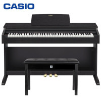 卡西欧(CASIO)电钢琴AP-270BK 立式成年人专业考级88键重锤 智能APP一键操控