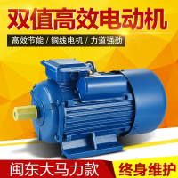 闪电客YL国标单相电动机0.550.751.11.52.23全铜马达220V单相电机 0.75KW2级-2800转抖音
