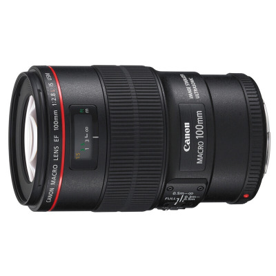 佳能(Canon) EF 100MM F/2.8L IS USM微距镜头 佳能卡口 9片光圈 67mm滤镜