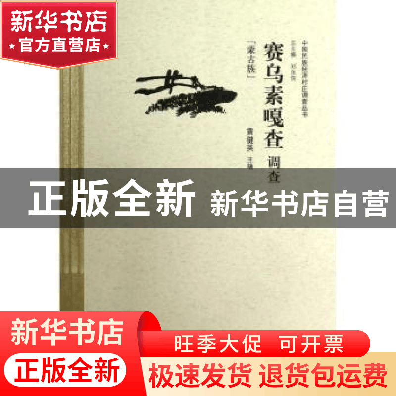 正版 赛乌素嘎查调查:蒙古族 黄健英主编 中国经济出版社 9787513图片