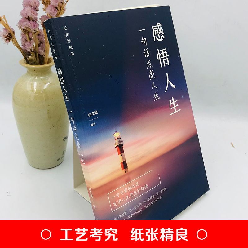 [正版]感悟人生 一句话点亮人生小故事大道理修身处世生命感悟心灵修养人生格言每日必读成人文学励志书排行榜感悟人生书