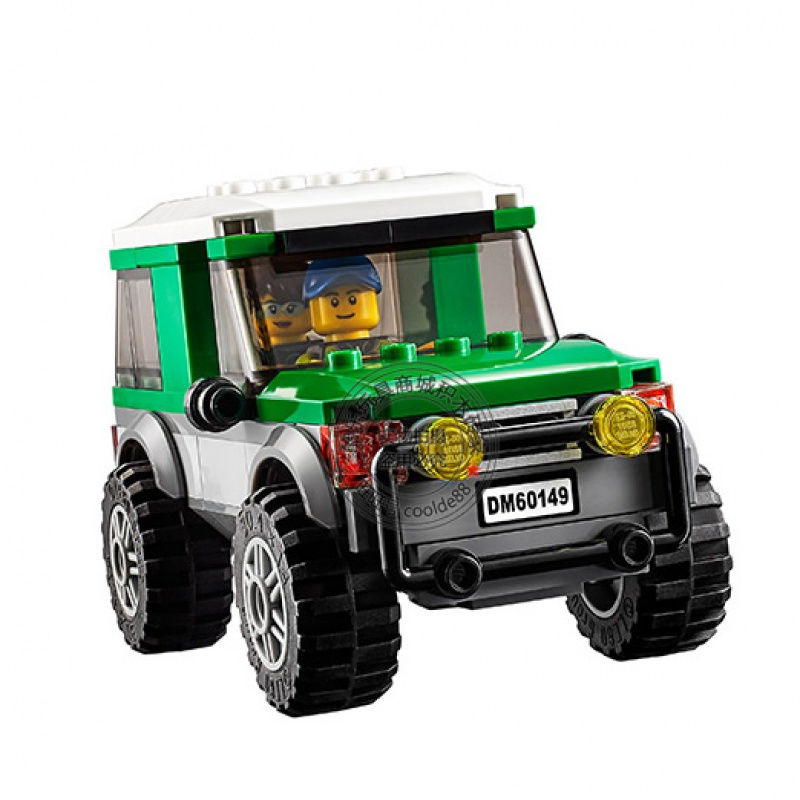 城市组系列四驱车与双体帆船赛车兼容乐高男孩拼装积木玩具60149四驱